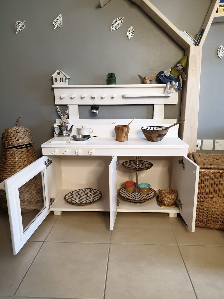 Beautiful handcrafted interior kitchen